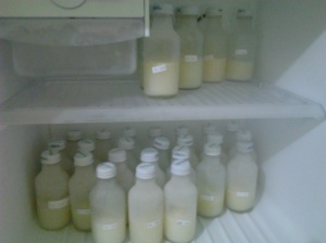 Breast milk supply in my freezer